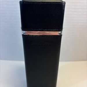 Vintage Marius Morel Black Eyeglass Case Only Red Velvet Lining France 1880